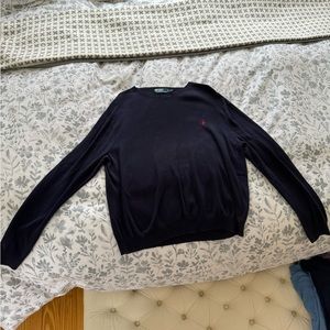 Men’s Polo by Ralph Lauren XXL Vneck Sweater Navy